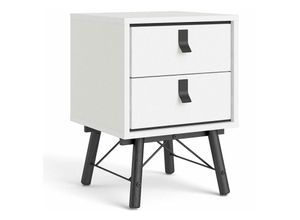 7425320213245 - Netfurniture - Sny -Nachtschrank 2 Schublade in Matt White - Weiss