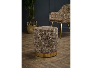 7425320289240 - Netfurniture - Para Pouffe Leopard Print (Packung von 1) - Mehrfarben