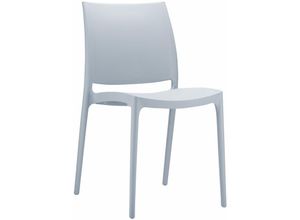 7425321596569 - Netfurniture - Spek Side Stuhl - Dunkelgrau (geeignet für den Außenbereich) - Grau