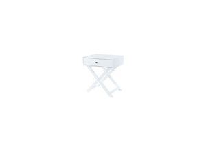 7425335230213 - Netfurniture - Arsisan White x Bein 1 Schublade Petite Nachtschrank - Weiss