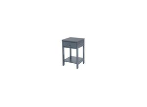 7425335236239 - Netfurniture - Arsisan Blue Shaker 1 Schublade Petite Nachtschrank - Blau