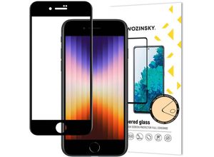 7426825371164 - Cofi 1453 - Super-Durable Full Glue Tempered Glass Full Screen mit Frame Case Friendly für iPhone se 2022   se 2020 Schwarz