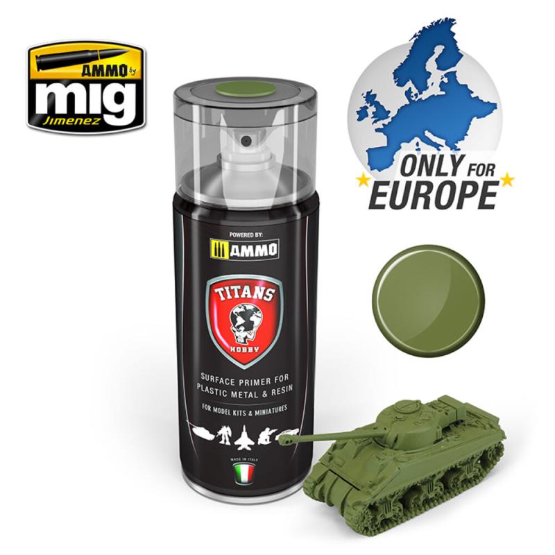 7426842918922 - Military Green Matt Primer - Titans Hobby