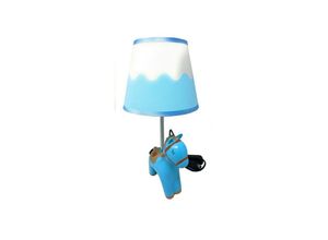7426845410256 - Trade Shop Traesio - lume abat jour nachttisch für schlafzimmer pferd lampe E27 harz lumetto D16 Blau - Blau 7426845410256 - Trade Shop Traesio - lume abat jour nachttisch für schlafzimmer pferd lampe E27 harz lumetto D16 Blau - Blau
