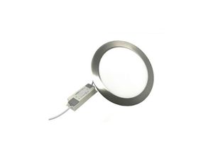 7426845496991 - Trade Shop Traesio - 18W schlanke led paneel vertieft runde kante silber licht 3000K 4000K 6500K P205AA Kühles Weiß - Kühles Weiß