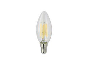 7426845498605 - Trade Shop Traesio - led glühbirne E14 4W kerze natürliches licht kalt warm 440LM C35T Kühles Weiß - Kühles Weiß