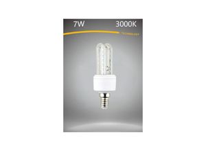 7426845498780 - Trade Shop Traesio - led glühbirne E14 7 w warmweiss 3000K kalt 6500K natürlich 4000K 2U-02T Warmes Weiß - Warmes Weiß