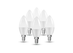 7426845902843 - Trade Shop Traesio - 5 led glühbirnen E14 C37 kerze 45W warmes kaltes naturlicht samsung V-TAC255 Naturweiß - Naturweiß