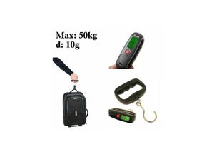 7426845903376 - Trade Shop Traesio - reisewaage 10G-50KG koffer gepäck digitale tragbare waage