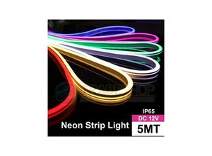 7426845916390 - Trade Shop Traesio - wasserdicht silikon DC12V farbige neonröhre effekt led streifen Pink - Pink