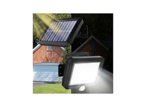 7426845943563 - Trade Shop Traesio - led-strahler für den aussenbereich mit solarpanel-dämmerungs-bewegungssensor