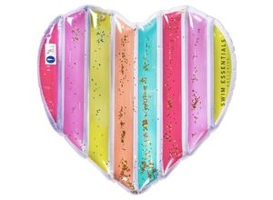 7432233997902 - Swim Essentials - Luxury Luftmatratze Rainbow Heart