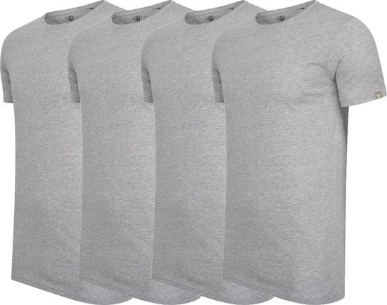7435103245202 - Italia - Herren Tee SS 4er-Pack T-Shirts - Grau - Größe XXL 7435103245202 - Italia - Herren Tee SS 4er-Pack T-Shirts - Grau - Größe XXL
