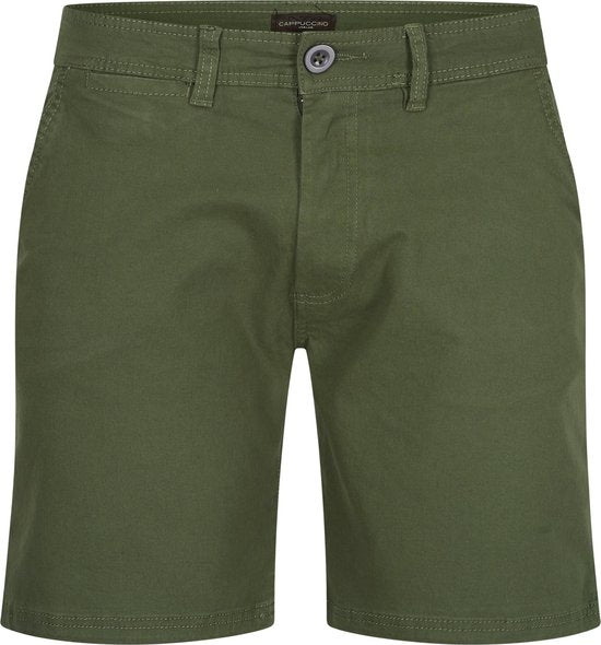 7435103259223 - Italia - Herren Shorts Chino Short Army - Grün - Größe L