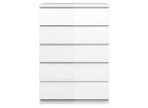 7435110856835 - Nada Kommode 5 Schubladen weiss Sideboard Highboard Schrank Flur Diele