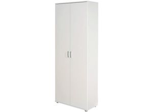 7435110960983 - Ebuy24 - Arta Kleiderschrank 5 Ablagen weiss - Weiß