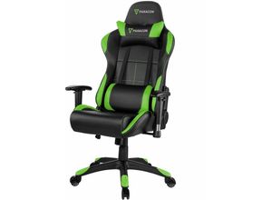 7435111039022 - Ebuy24 - Paracon Rogue Gaming Stuhl inkl Nackenkissen und Lendenstütze grün - Grün