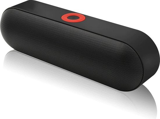 7438252364312 - Powerful Bluetooth Speaker - 10W Surround Sound Wireless Speaker - 10 Meter Reichweite & 12 Stunden kabellose Musikwiedergabe ohne Aufladen - Schwarz