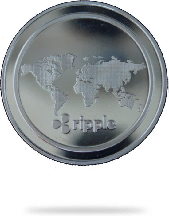 7439627464484 - Ripple-Münze Silber - Kryptowährung - physische Münze - XRP-Münze