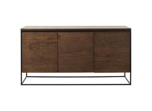 7448125931923 - Ebuy24 - Rice Sideboard 3 Türen Eiche furniert - Braun