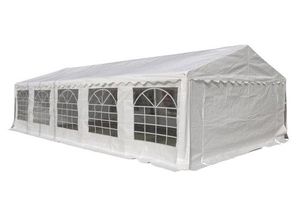 7448126464482 - Partyzelt Ruse Gartenparty Pavillon Partyzelt 5x10 M weiss