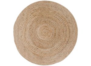 7448126527514 - Ebuy24 - Broom Teppich Ø150 cm in Jute natur - Natur