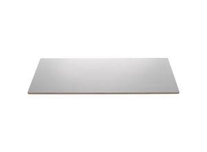 7448126579537 - Ebuy24 - Bone Esstisch Zusatzplatte 1 Stk 45x90 cm grau hpl - Grau