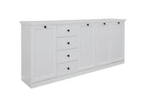 7448130664694 - Brax Sideboard 4 Türen und 4 Schubladen weiss