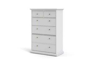 7448132723719 - Ebuy24 - Venedig Kommode 6 Schubladen weiss