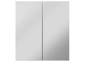 7448134118179 - Ebuy24 - Line Bad Spiegelschrank 2 Türen rauchsilber Spiegelglas - Weiß