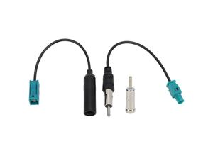 7467212595541 - Sjlerst - Fakra z auf din Buchse leichtes Kabel effizienter ABS-Radioantennenadapter und Kupfer für Satellitenradio