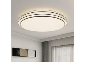 7473025235840 - Deckenlampe led Deckenleuchte Schlafzimmer - Ø27cm Schlafzimmerlampe Sternenhimmel Modern 12W Küchenlampe Warmweiß Flurlampe Rund Küche