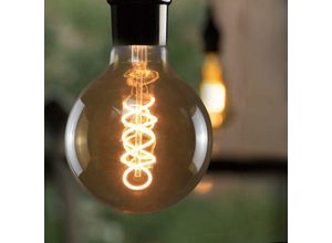 7500812681266 - ZMH LED Edison Gluehbirne E27 Vintage Kugel Glühlampe 4W LED Globelampe Dekorative Antike Lampen Warmweiß 2200K Filament Bulb für Nostalgie und Retro