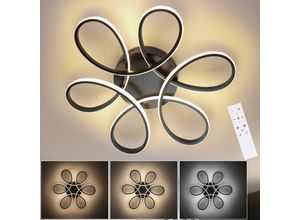 7515016823794 - Deckenlampe led Deckenleuchte Modern Küchenlampe Geometrie Design Lampe für Schlafzimmer Wohnzimmer Küche Dimmbar mit Fernbedienung 50W - Ø50CM