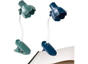 7546350357102 - Ahlsen - Leselampe Buchlampe Mini-Leseleuchte um 360° drehbare Leselampe faltbare Leseleuchte Clip-Lampe zum Lesen im Bett Büro Nachtlesen – 2