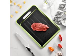 7546350366333 - Ahlsen - Schnelles Schneide- Auftaubrett 4-in-1-Auftauen von gefrorenen Lebensmitteln natürliches und sicheres Schmelzen von gefrorenem Fleisch