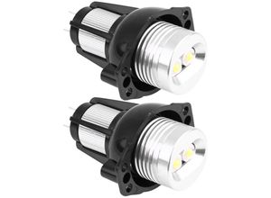 7547511249106 - 2 Stück 12 w led Angel Eyes Halo-Ring-Markierungslicht für E90 E91 05-08 Autolampen