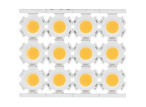 7594983249714 - 12Pcs led Chips 5W 15-17V cob Lichtemitterkomponente fr diy Spotlights Downlight Deckenleuchte(Warm Light) - Sjlerst