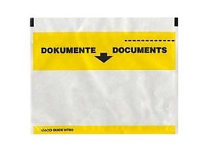 7610425883107 - Dokumententaschen DIN C6 165 x 12 cm 250 Stück