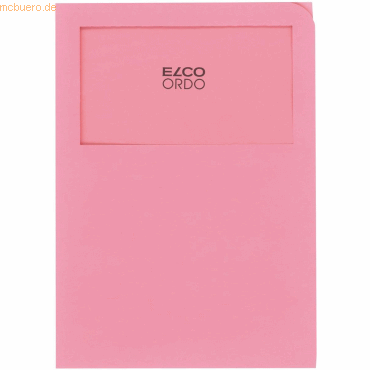 7610425984408 - Organisationsmappe Ordo classico Papier A4 220x310 mm rosa VE=100