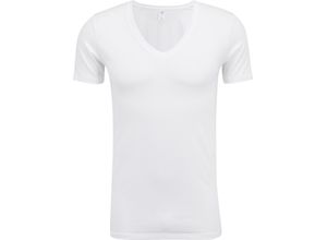 7610441890592 - T-Shirt V-Ausschnitt für Herren weiß S