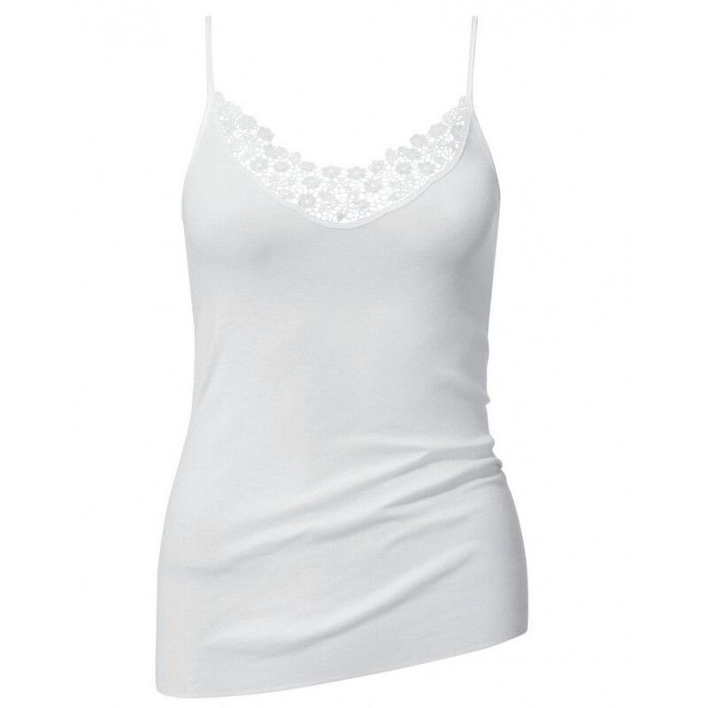 7610441976296 - Calida Sense Damen-Top mit Spaghettiträgern aus Baumwolle 7610441976296 - Calida Sense Damen-Top mit Spaghettiträgern aus Baumwolle