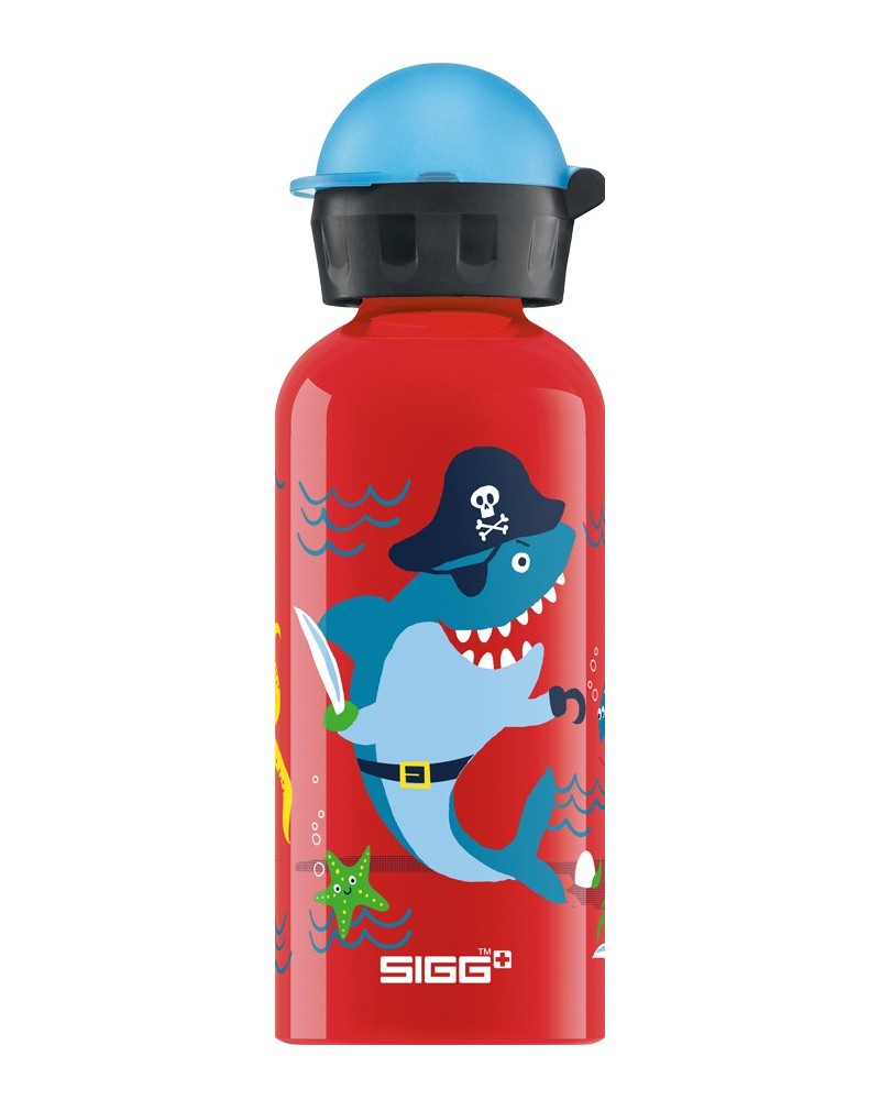 7610465862476 - SIGG Kinder Trinkflasche Underwater Pirates 04l Trinkflaschenfarbe - Red Trinkflaschenvolumen - 04 Liter