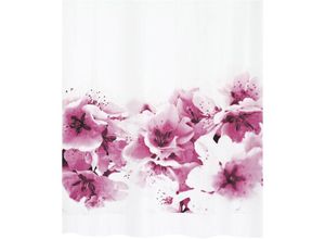 7610583151742 - Spirella - Amanda -Sammlung Textilduschvorhang 180 x 200 100% Polyester lila