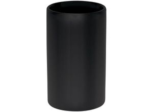 7610583204851 - Zahnputzbecher Zahnbürstenhalter Keramik Tube 7x115 cm Schwarz Matt - Spirella