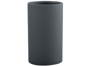 7610583210999 - Spirella Zahnputzbecher Zahnbürstenhalter Keramik Tube 7x115 cm Grau Matt