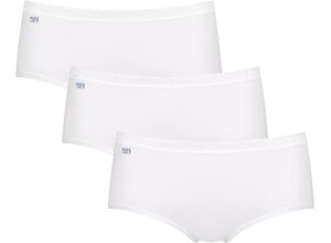 7610604678180 - Basic+ Midislip 3er-Pack für Damen weiß 40