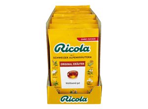 7610700025062 - Ricola Kräuter Bonbons ohne Zucker 75 g 18er Pack