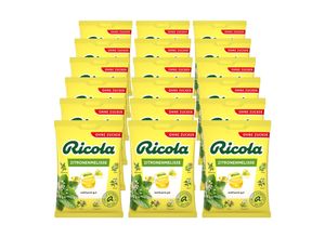 7610700945537 - Ricola Bonbons Zitronenmelisse ohne Zucker 75 g 18er Pack