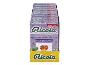 7610700946473 - Ricola Holunderblüten Bonbons 50 g 10er Pack